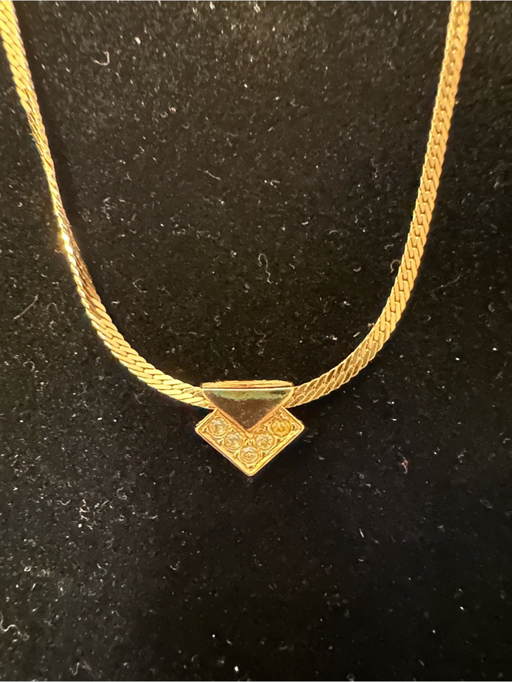 Vintage Avon Gold Pendant Necklace - Elegant Women’s Jewelry